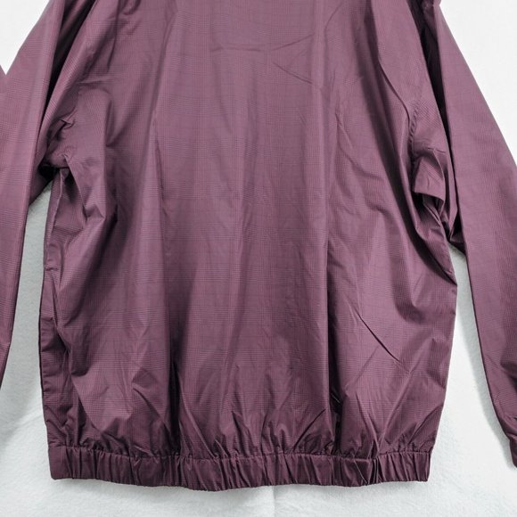 PGA Tour Shirt Men's V-Neck Pullover Long Sleeve Plaid Red Extra Large - Picture 9 of 12